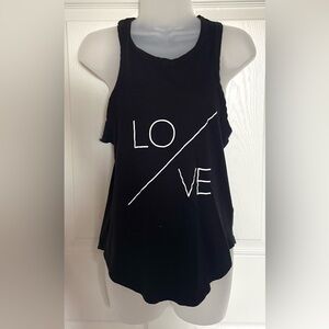 Derek Heart Tank Top Black/White